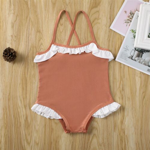 1-6T Kids Baby Girl One-Piece Bikini Set Swimsuit Swimwear B