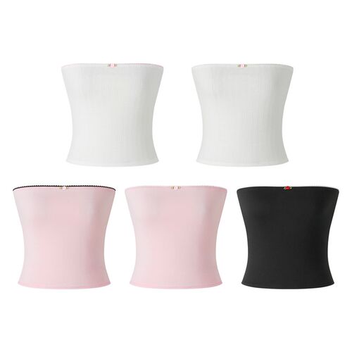 Women Summer Kawaii Sleeveless Off Shoulder Knitted Tanks To