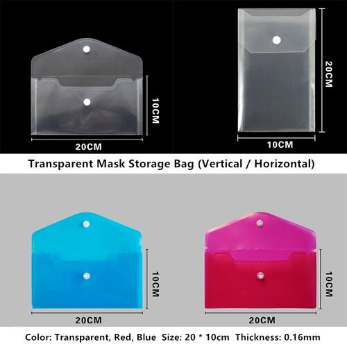 Portable 10PC Mask Storage Case/Anti Dust Dustproof Mask St