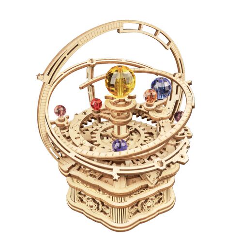 Robotime Rokr Music Box Starry Night 3D Wooden Puzzle Game A