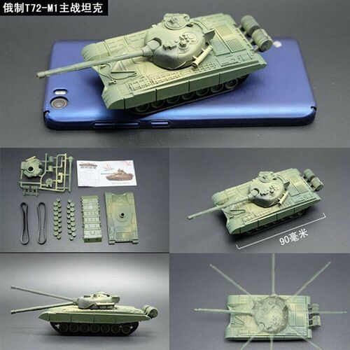 1/72 4D Assemble Tank Model Kit T72-M1 JSU-152 M1 Panther II