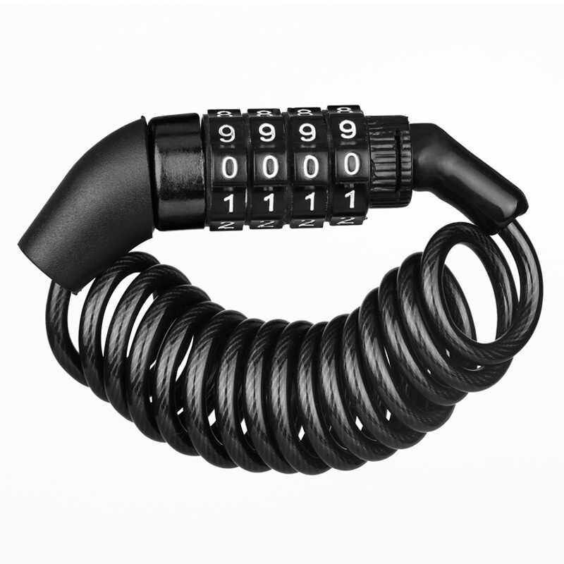 Bicycle Lock Steel Cable Chain Security Safety Bike Password图片