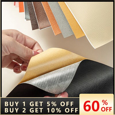 1Pcs 20x30cm Self Adhesive Leather Patch DIY Repair Multicol