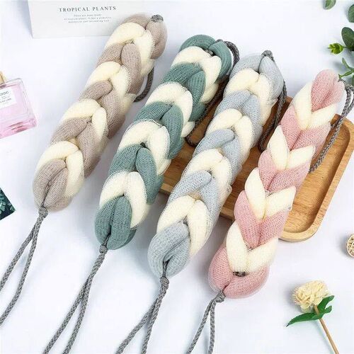 Pull back shower strip, flower ball, rubbing bath tool, rub