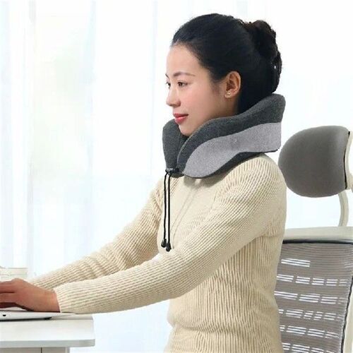 Memory foam U-shaped pillow for autumn car travel cervical