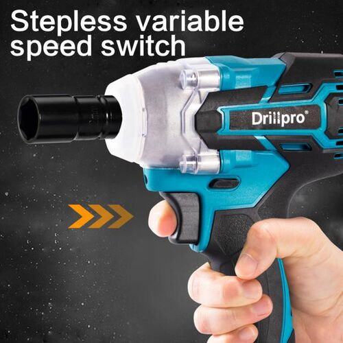 388VF 520N.m Brushless Cordless Electric Impact Wrench Power