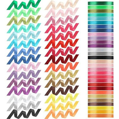 10 Yards/lot Satin Ribbons DIY Artificial Silk Roses Crafts