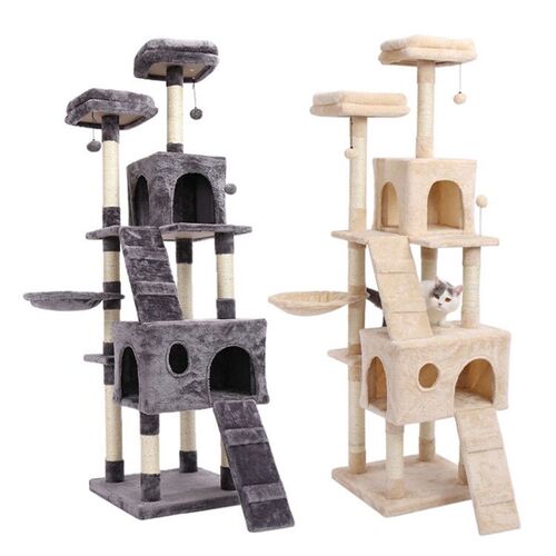 Domestic Delivery Cat Tree Luxury Cat Tower with Double Cond