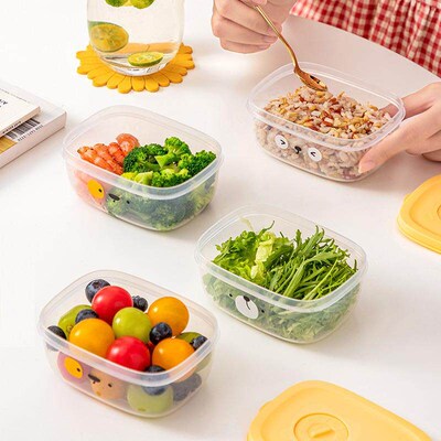 Rice portioning boxes, mixed grain small lunch boxes, microw