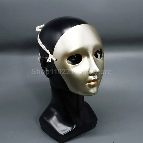 Masked Girl Same Mask Adult Female Makeup Ball Halloween