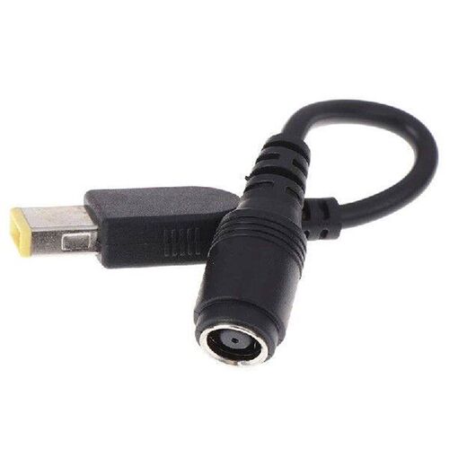 7.9*5.5mm Round Jack to Square Plug End Adapter Pigtail