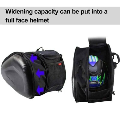 Motorcycle Waterproof Saddle Bag / Motorcycle Side Helmet Ri
