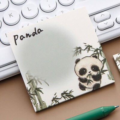 Cute Panda Posted it Sticky Notes Adhesive Memo Notepad-跨境