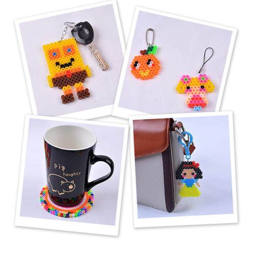 5mm Hama Beads Toy DIY PUPOU Beads tool Educational Tangram