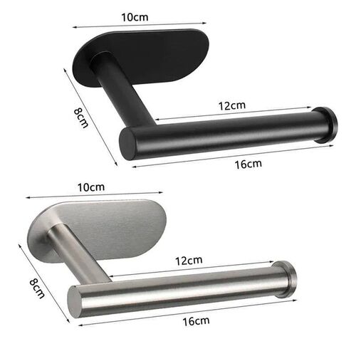No Punching Wall Mounted Toilet Paper Holder Rustproof Antic