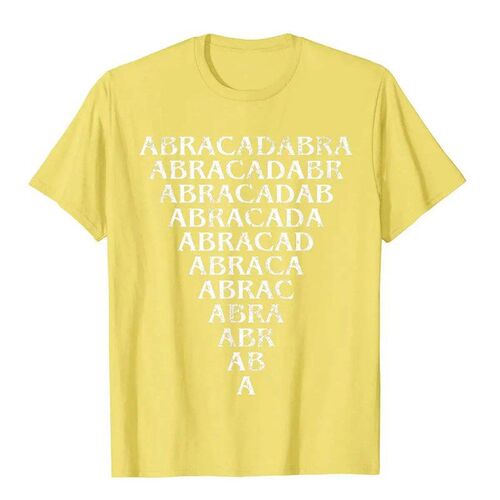 Abracadabra Triangle Amulet Magic Abracadabrangle Occult T-S