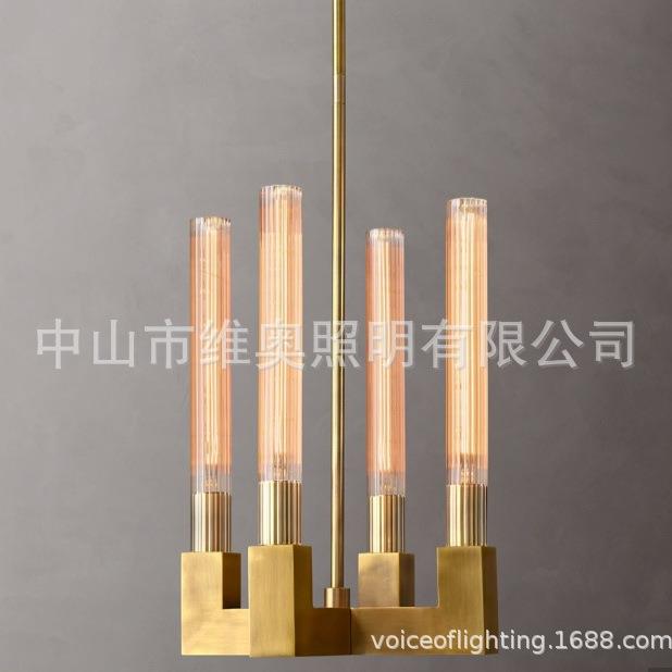 4头全铜吊灯欧美认证尺寸形状来图来样欢迎到厂考察洽谈