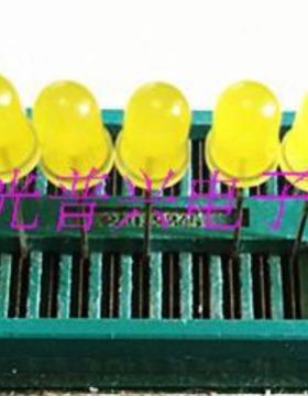 LED发光管 高亮黄发黄色5毫米（5MM)发光二极管 F5黄色发光管