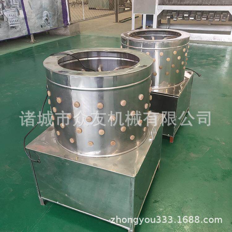 众友供应60 50型家禽拔毛机 鸡鸭鹅圆桶脱毛机 厂家生产1