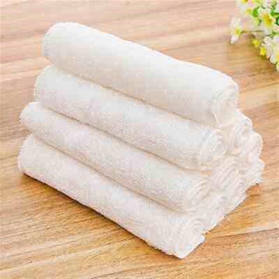 Bamboo fiber cleaning rag thickened absorbent hand towel kit