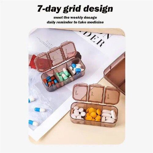7 Days Weekly Pillbox Tablet Holder Medicine Storage Case