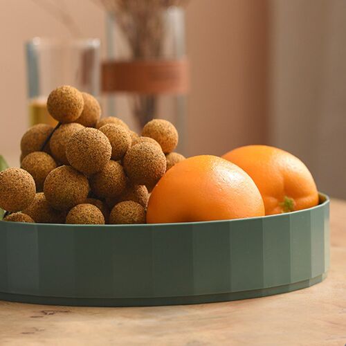 Round Rotatable Kitchen Storage Organizer Desktop Cabinet S