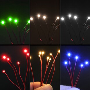 10PCS SMD Lamp Wired Led 0402 0603 0805 1206 Pre-soldered Mi