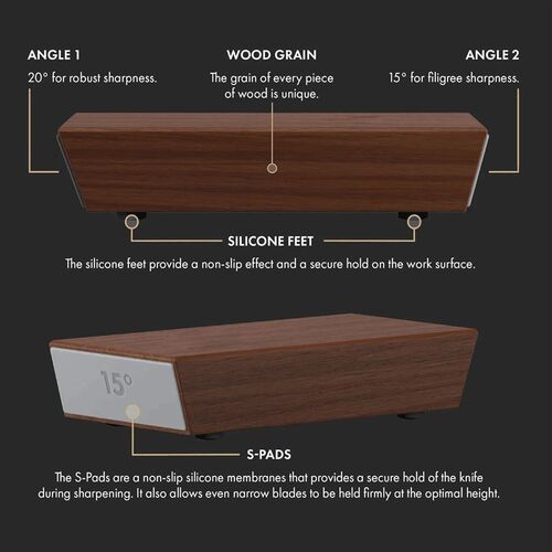 Rolling Knife Sharpener Magnetic Knife Holder Diamond Sharpe