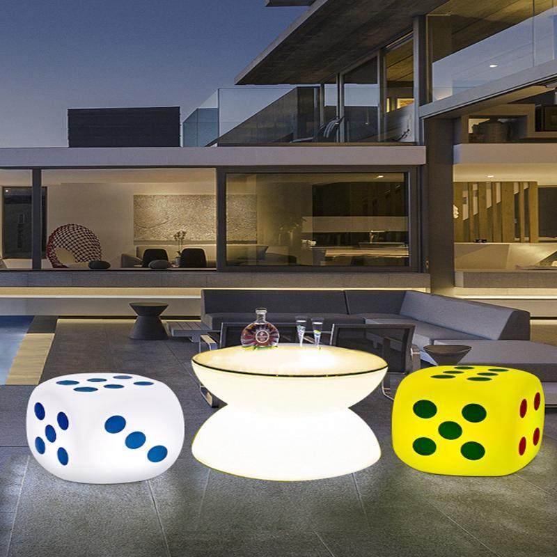 LED七彩发光骰子茶几凳子户外KTV酒吧桌椅装饰灯防水遥控发光家具,鲜花速递/花卉仿真/绿植园艺,割草机/草坪机,淘宝优惠券,粉丝福利购,淘宝优惠卷