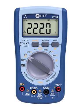 伊万厂家 VC94温度NCV验电真有效值2KV高压全保护光伏万用表