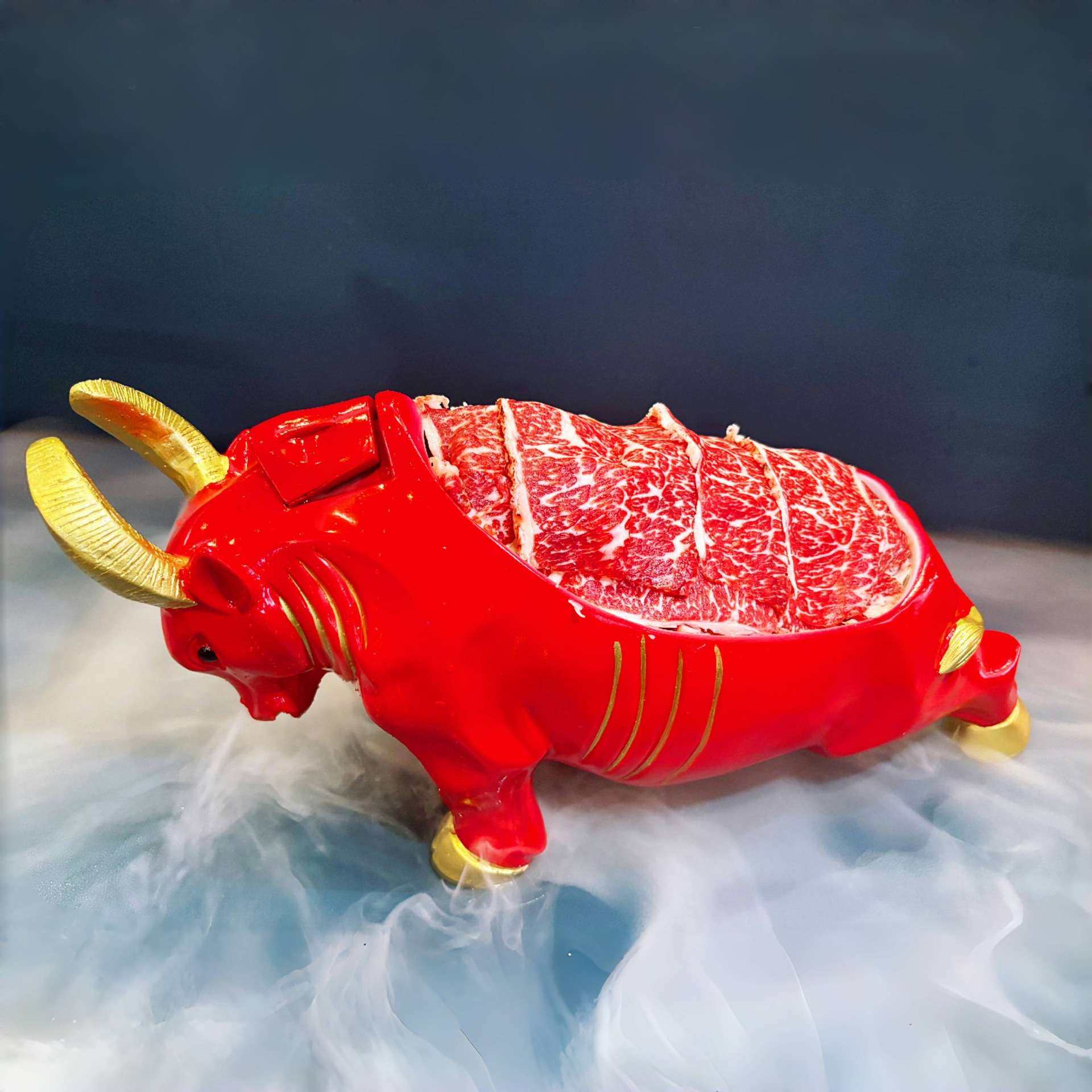 斗牛头餐具盘子肥羊肉和摆盘网红火锅店商用干冰创意大气蒙古特色,3C数码配件,其它配件,淘宝优惠券,粉丝福利购,淘宝优惠卷