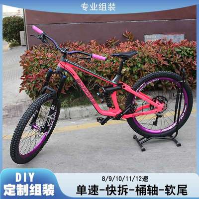 BOARSE博睿思 软尾AM FR DH速降山地四连杆CROSS9.1软尾避震整车