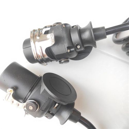 挂车电线BS半挂车拖车七芯线螺旋线七孔挂车连接线插头插座