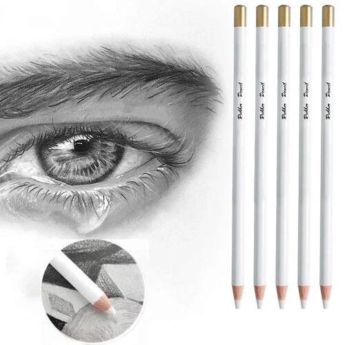 Rubber Pen Eraser High Precision Pen Shape Erasers for Paint