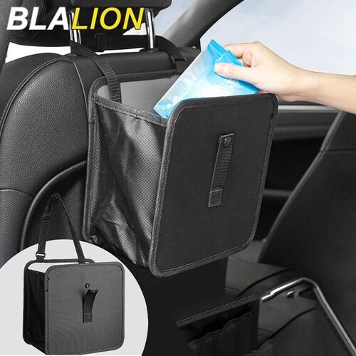BLALION Large Capacity Car Trash Can with Adjustable Strap 6