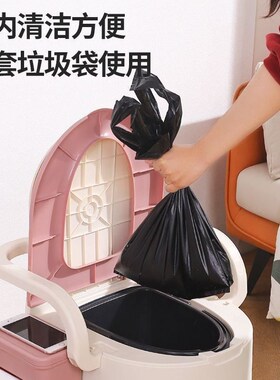 Sitting toilet stool movable potty stool elderly mobile toil