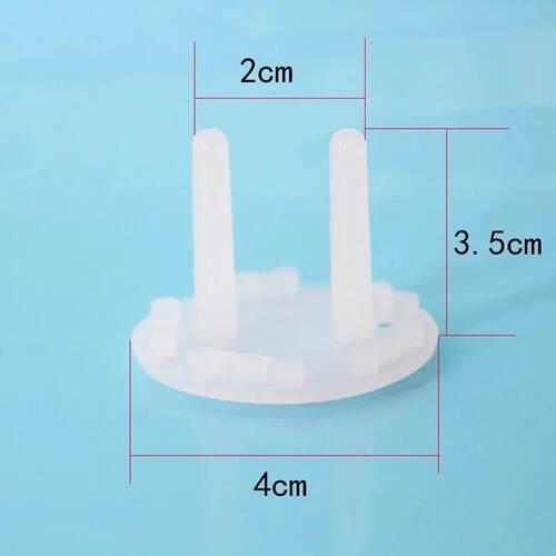 10pcs EU Power Socket Protection Cover Bear Thickened Kids S