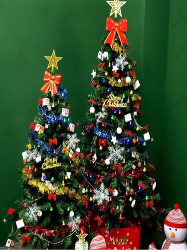 Christmas Tree Xmas 圣诞树套装1.5米1.8m家用发光圣诞节装饰LED