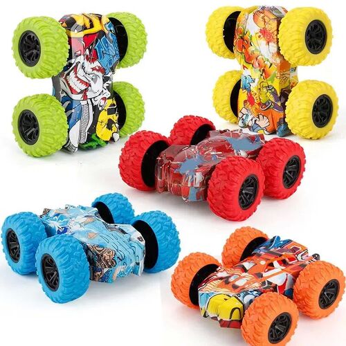 Toys Car Four-wheel Drive Off-road Vehicle Stunt Dump Cars D