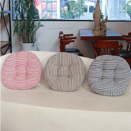 Small pumpkin ice flower velvet sofa round cushion pillow