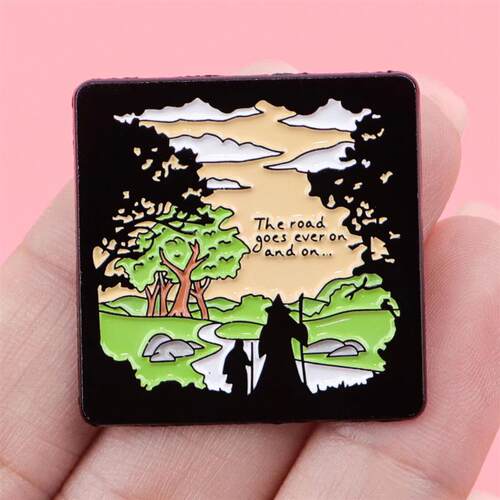 2-3pcs/set Cartoon Animation Enamel P Funny Animal Brooch Fo
