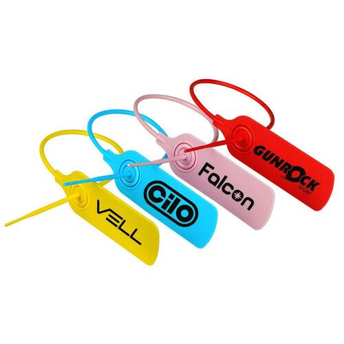 100pcs Custom Palstic Security Seals Personalized Product Lo