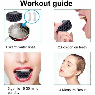Jaw Exerciser Facial Gym Fitness Ball JawLine Muscle Trainin