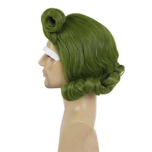 Green Wigs Cosplay for Men Synthetic Hair Short Green Wigs w
