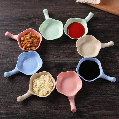 Wheat straw household seasoning dish, Japanese style tablewa