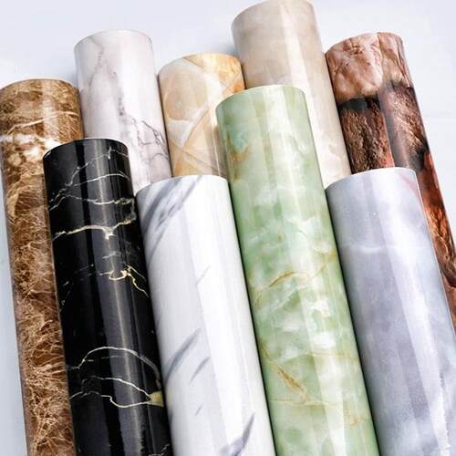 wallpaper self-adhesive marble sticker countertop自黏贴纸新