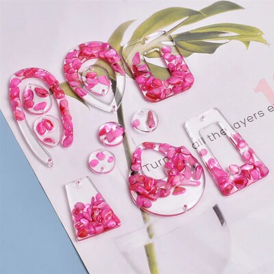 Earring Pendant Silicone Mold Epoxy Resin Jewelry Making Mol