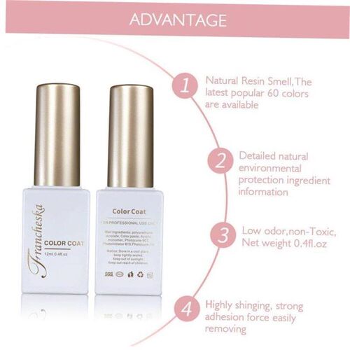 Milky White Rubber Base Gel Polish Nude light Therapy Nail