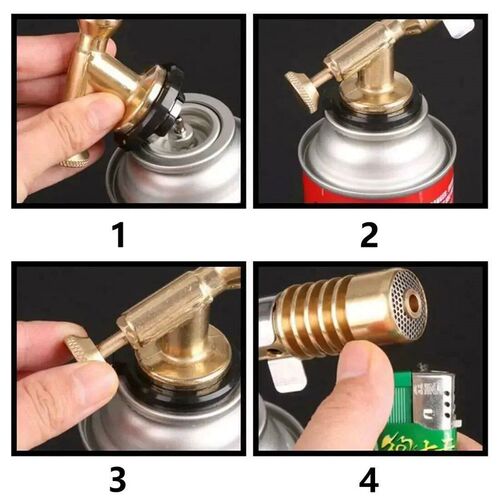 Gas Burner Welding Torch Portable Blowtorch Copper High Temp