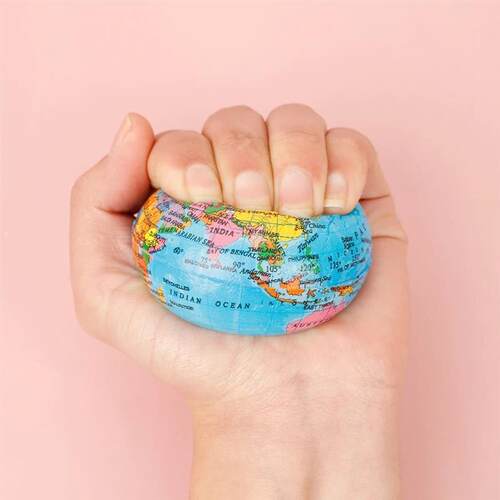 Earth Squeeze Balls Soft Foam Globe Sss Relief Squeeze Toys